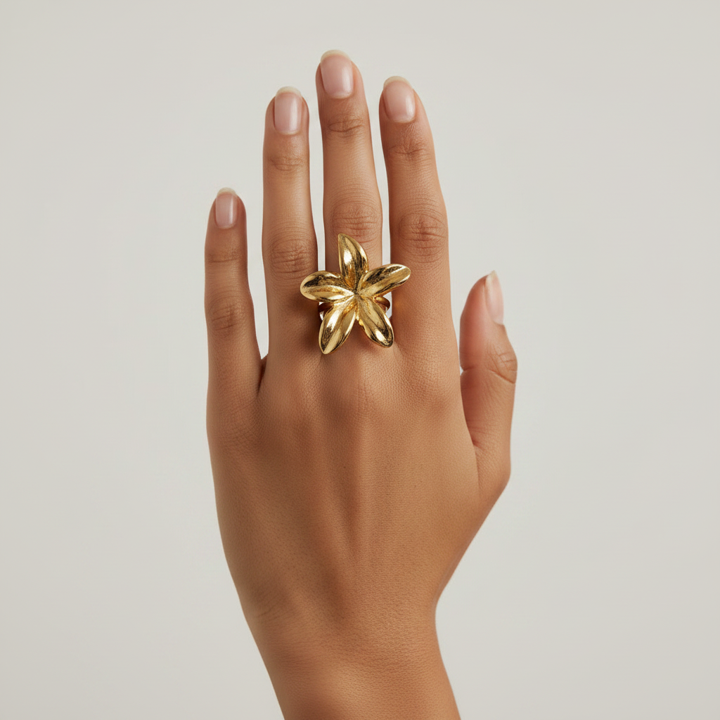 Bague Bogotà – Acier Inoxydable Doré