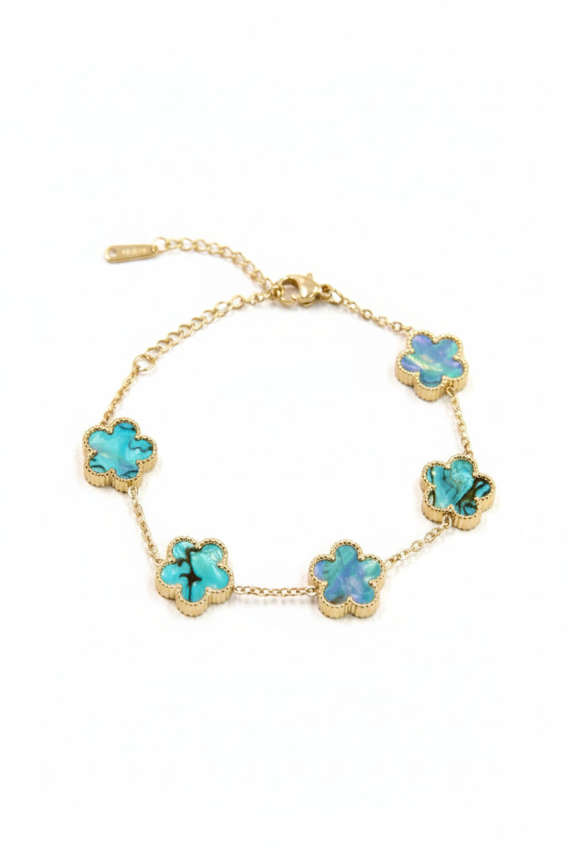 Amalfi — Bracelet Trèfle Coloré