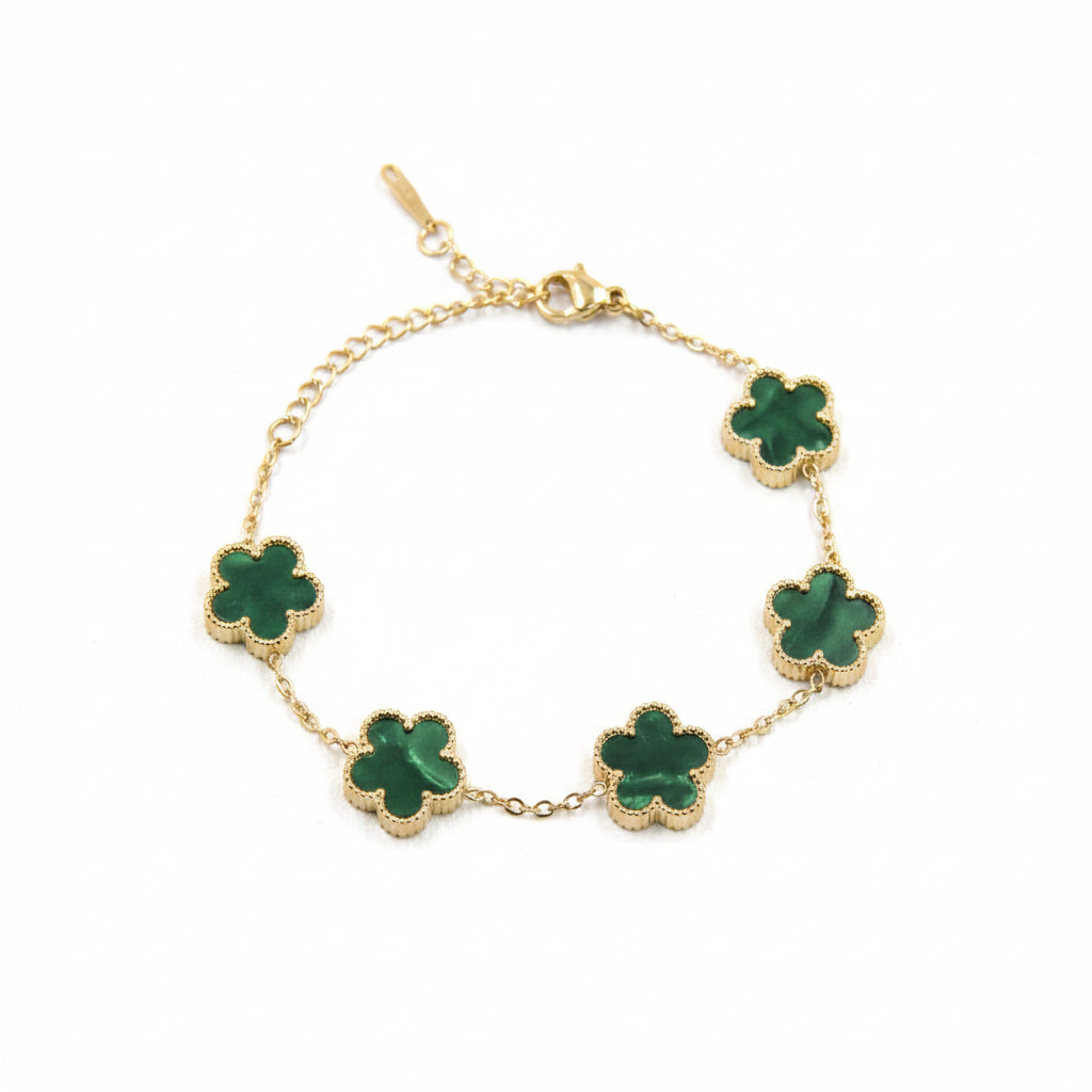 Amalfi — Bracelet Trèfle Coloré