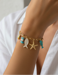 Bahamas — Bracelet Breloque Turquoise