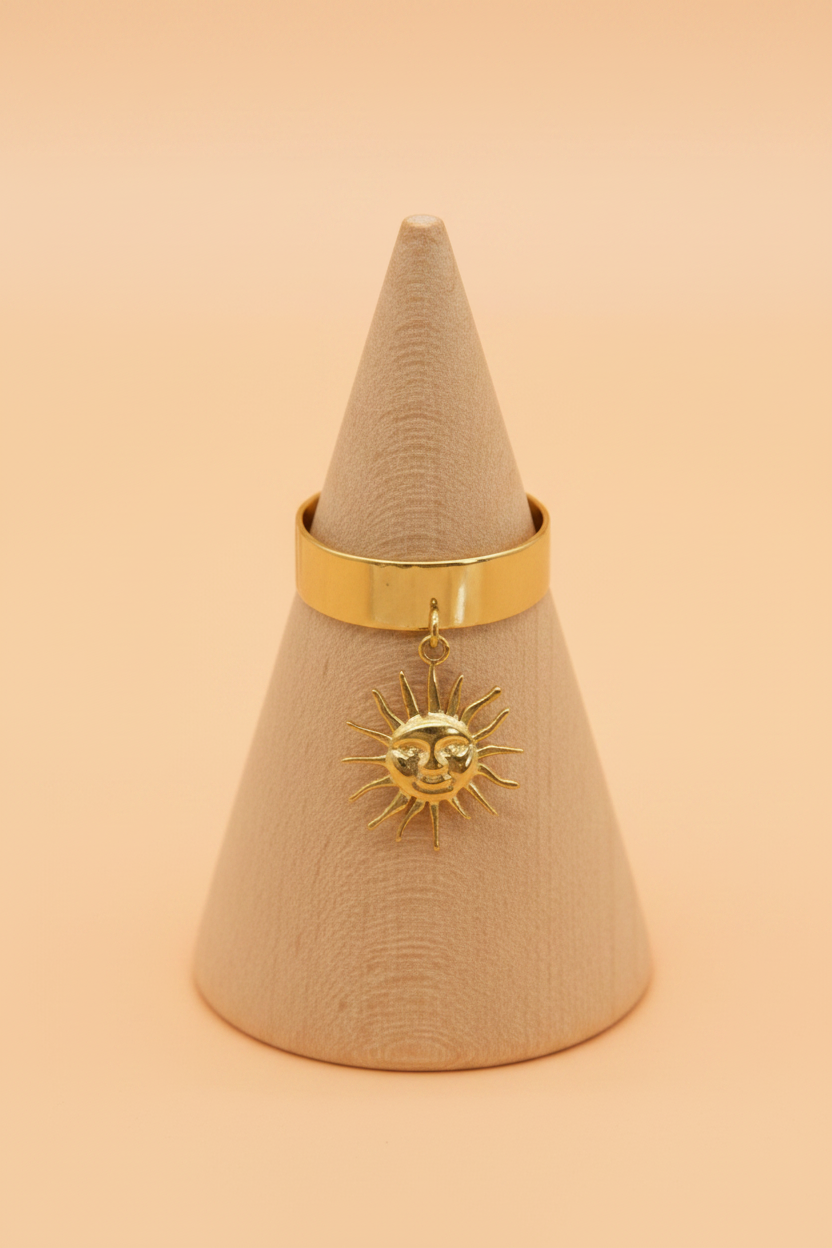 Bague Palma - Charm Soleil Doré