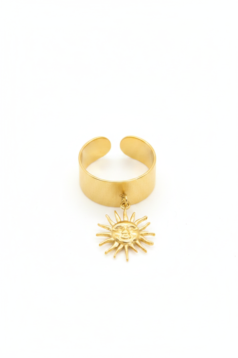Bague Palma - Charm Soleil Doré