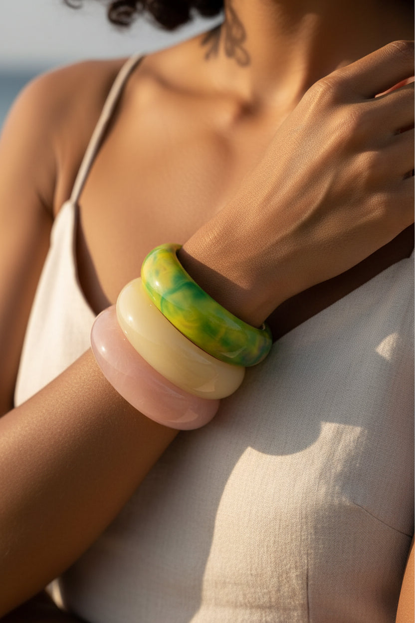 Tulum — Bracelet Résine Coloré