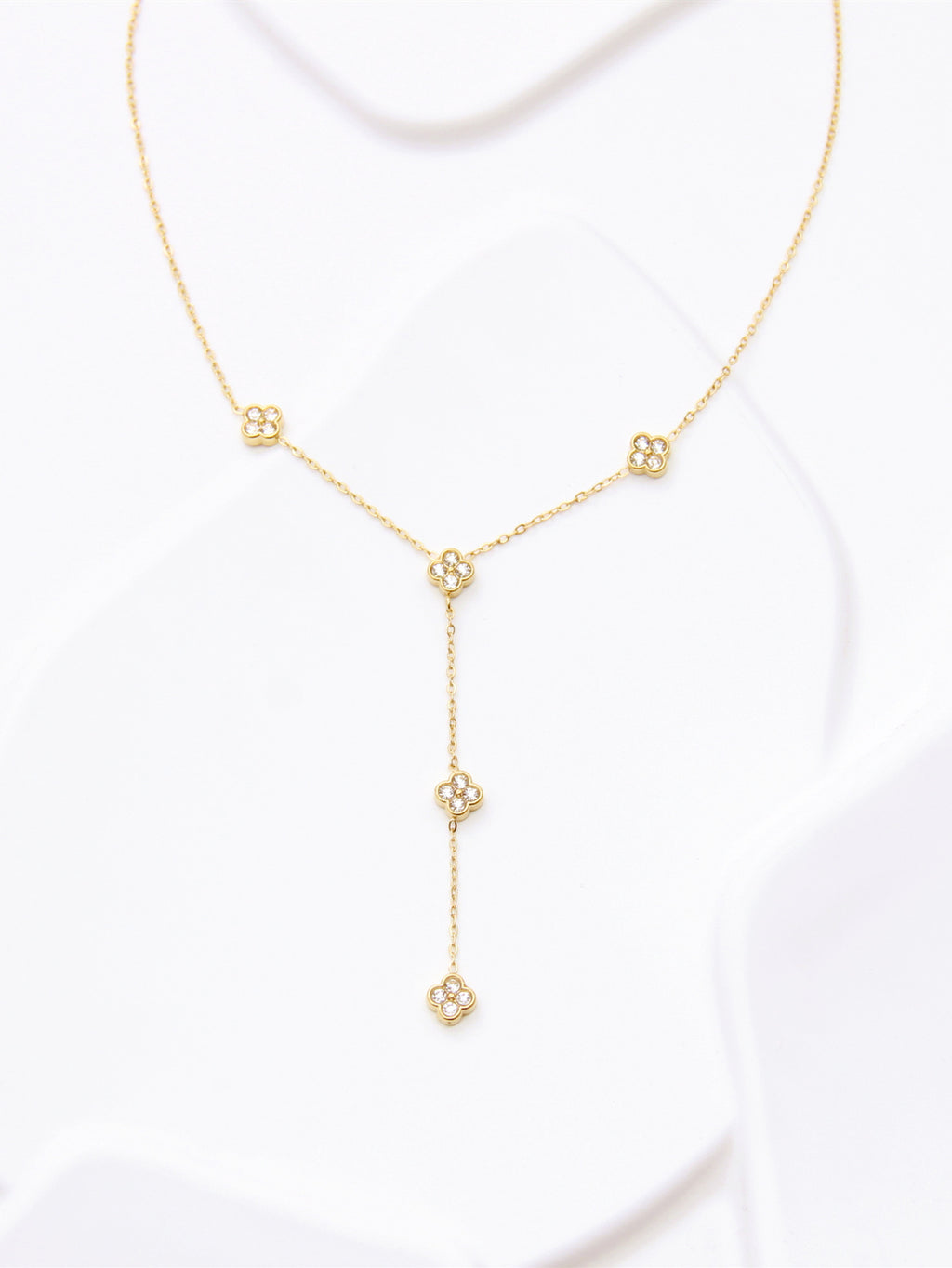 Collier en Y Trèfle Nur