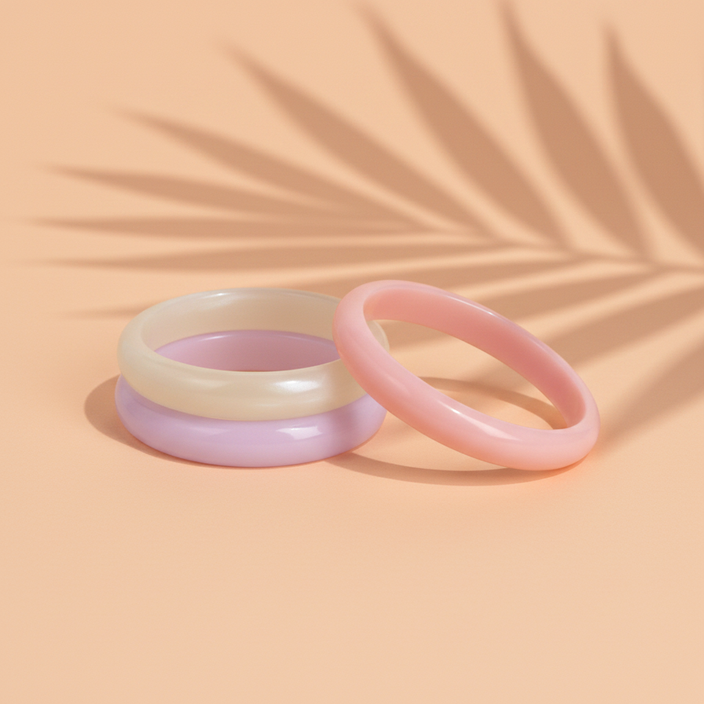 Copacabana - Lot de 3 bracelets résine